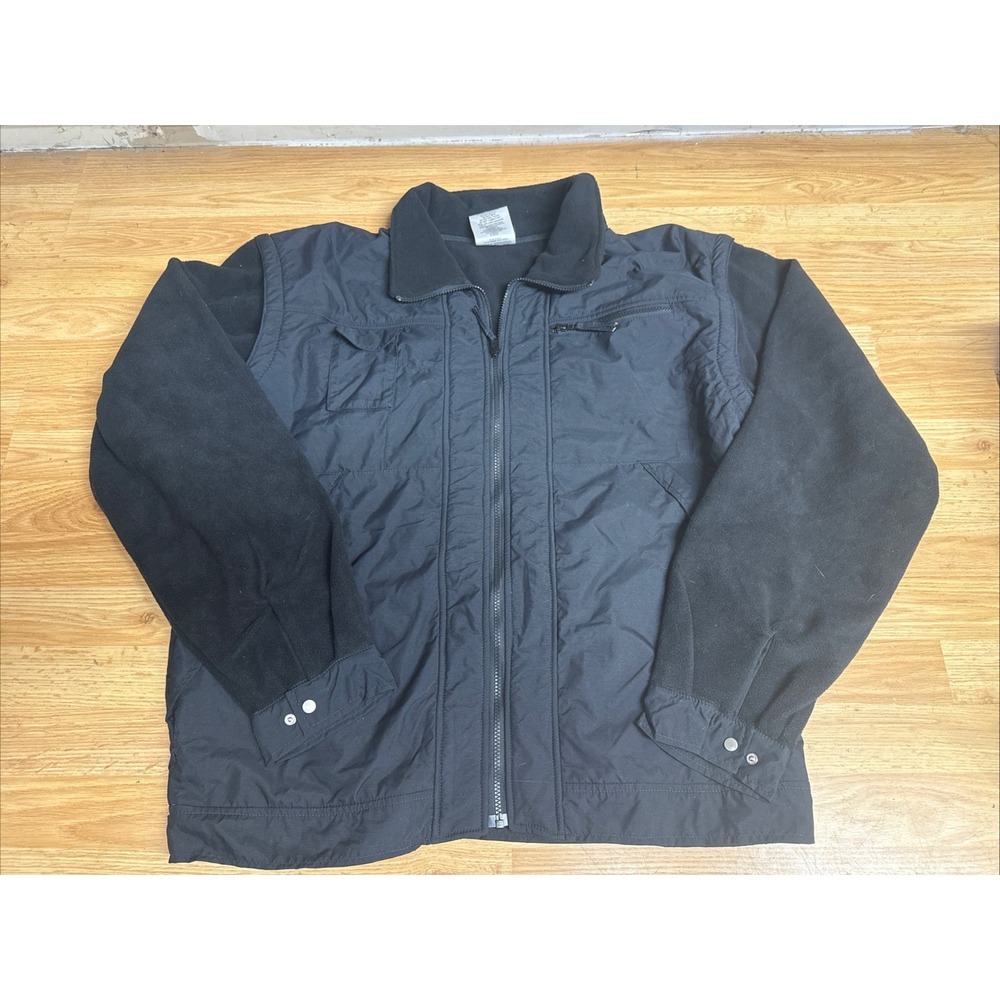 Condor Fleece/Nylon Tactical Jacket Men's Size 3XL Black